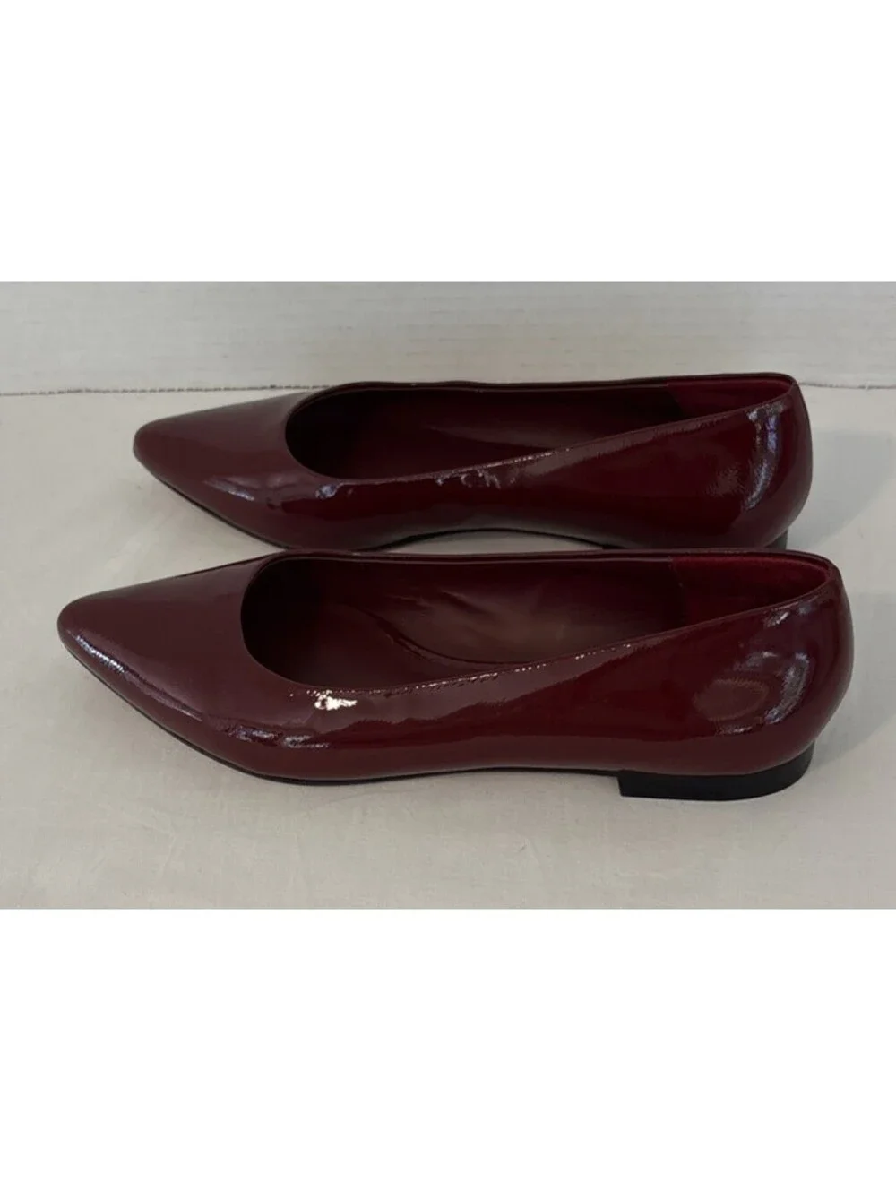 Brooks Brothers Patent Leather Deep Wine Red/ Burgundy Red Women’s Shoes Size 9
